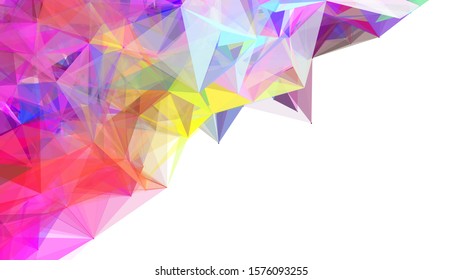 Connection of dots and lines on a white background. Abstract vector illustration.