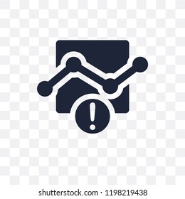 Connection error transparent icon. Connection error symbol design from Networking collection. Simple element vector illustration on transparent background.