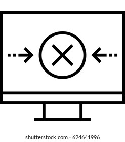 Connection Error Vector Icon