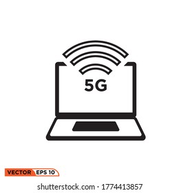 ilustración vectorial de diseño de icono WiFi rápido de conexión