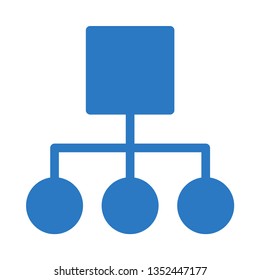 connection glyph double color