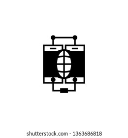 Connection glyph icon