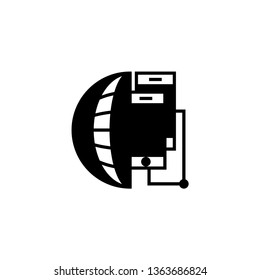 Connection glyph icon