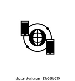 Connection glyph icon