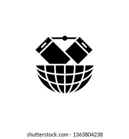 Connection glyph icon