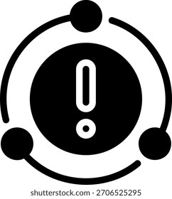 Vector de ilustración de icono de glifo de conexión