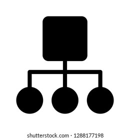connection  glyphs vector icon
