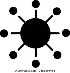Anschluss Symbol schwarz Farbe eps-Format 