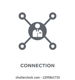 Connection icon. Connection design concept from Communication collection. Simple element vector illustration on white background.