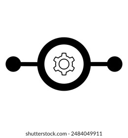 icono de conexión para ilustrar la conexión de 2 dispositivos conectados