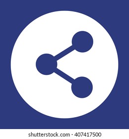 Connection  icon,  isolated. Flat  design.
