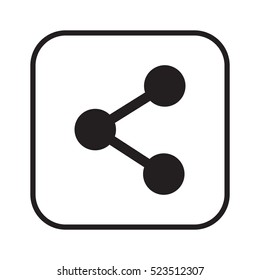 Connection   Icon, Isolated. Flat  Design. 