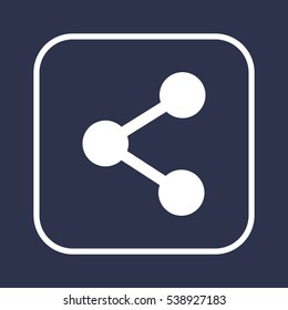 Connection   icon, isolated. Flat  design. 