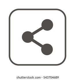 Connection   icon, isolated. Flat  design. 