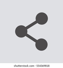 Connection   icon, isolated. Flat  design. 