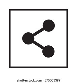 Connection   icon, isolated. Flat  design. 