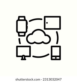 connection icon, isolated icon in light background, perfect for website, blog, logo, graphic design, social media, UI, mobile app