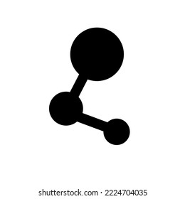 Connection icon isolated on white background, vector illustration
