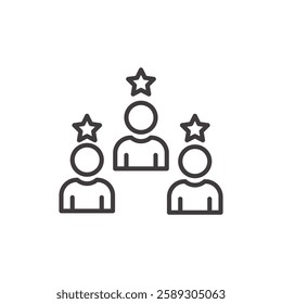 connection icon isolated stroke in black color