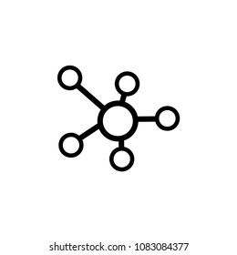 connection icon, logo template for bussines