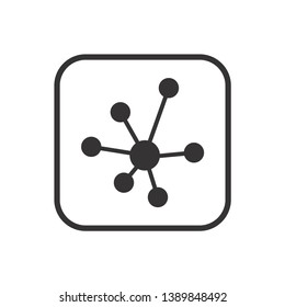 Connection Icon Mark Vector Illustration.