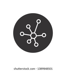 Connection Icon Mark Vector Illustration.