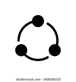Connection Icon Mark Vector Illustration - Vector