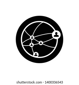 Connection Icon Mark Vector Illustration - Vector
