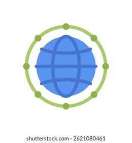 Ícone de conexão para rede e acesso à Internet - vetor de sinal WiFi, design de link on-line, ilustração de conectividade técnica. Ícone Simples
