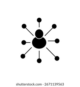 connection icon outline editable stroke line drawing eps.