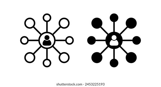 Connection Icon Set. for mobile concept and web design. vector illustration