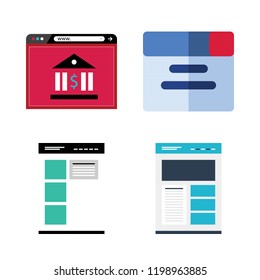 connection icon set. vector set about browser icons set.