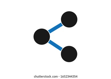 Connection icon, share icon vector illustration