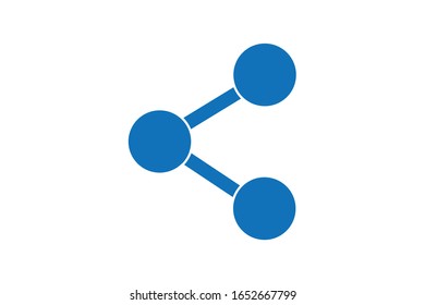 Connection icon, share icon vector illustration