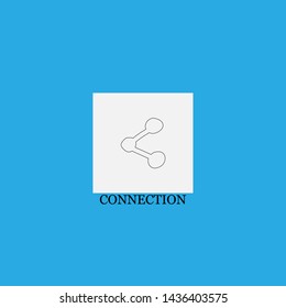 connection icon sign signifier vector