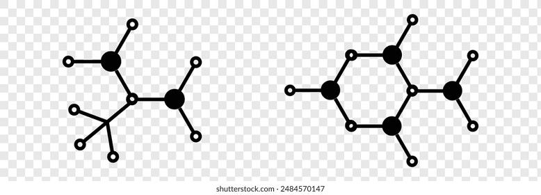 Verbindungssymbol Symbol für soziale Netzwerke, Abbildung des Netzwerks.