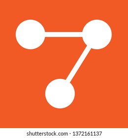 Connection icon, stock vector illustration, EPS10.