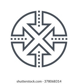 Connection icon suitable for info graphics, websites and print media and  interfaces. Line vector icon.