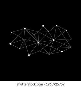Símbolo de icono de conexión para el logotipo o elemento de diseño. Ilustración vectorial