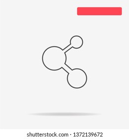 Connection icon. Vector concept illustration for design.