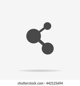 Connection icon. Vector concept illustration for design.