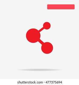 Connection icon. Vector concept illustration for design.