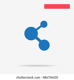 Connection icon. Vector concept illustration for design.