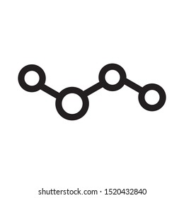 Connection icon vector. Glabal network connect icon. Simple design on white background.
