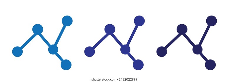 Connection icon vector. Glabal network connect icon. Simple design on white background.