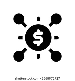 connection icon. vector glyph icon for your website, mobile, presentation, and logo design.