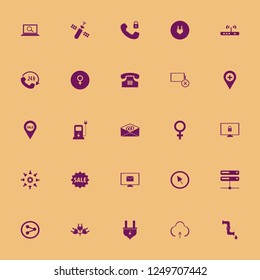connection icon. connection vector icons set sale location, share sign, hospital location and plug
