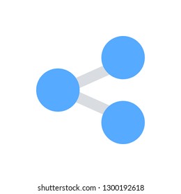 Connection Icon Vector Illustration in Flat Style for Any Purpose