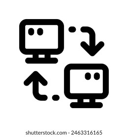 connection icon. vector line icon for your website, mobile, presentation, and logo design.