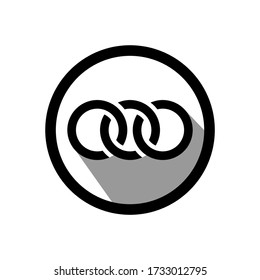 connection icon vector link illustration
